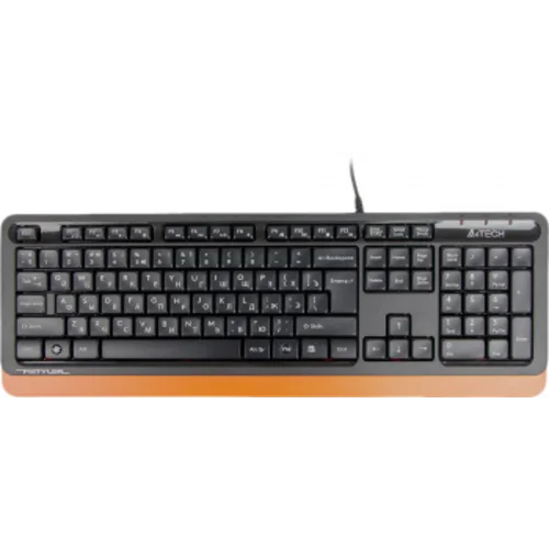 Клавиатура A4Tech Fstyler FK10 черный/оранжевый USB